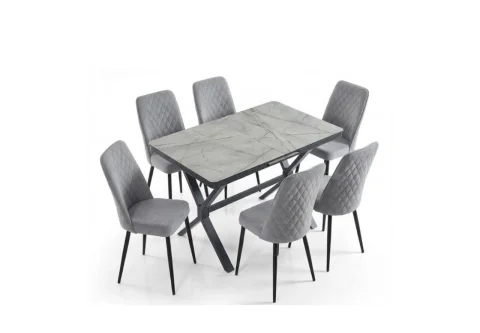 Комплект трапезна маса и 6 стола Doruk Lagina + Truva